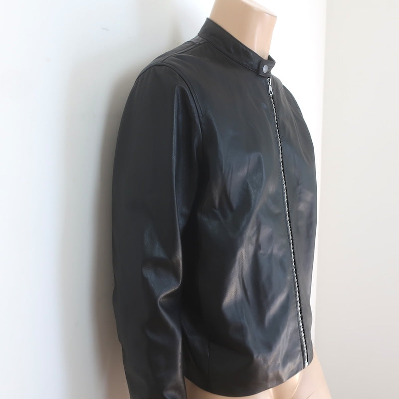 Rag &amp; Bone ICONS Archive Cafe Racer Leather Jacket Black Size Large
