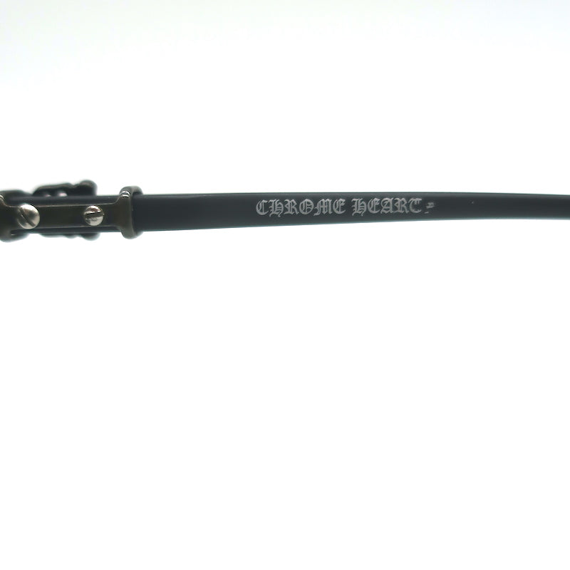 Chrome Hearts Hank Aviator Sunglasses Black 62mm