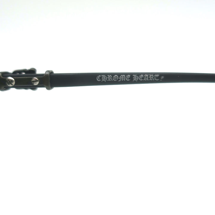 Chrome Hearts Hank Aviator Sunglasses Black 62mm
