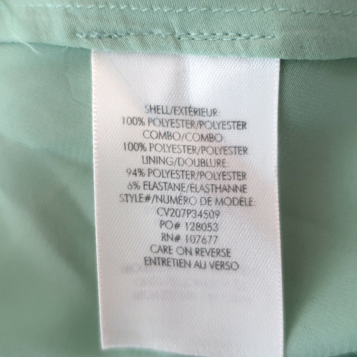 Alice + Olivia Katia Twist-Front Watercolor maxi dress Sz 8, label