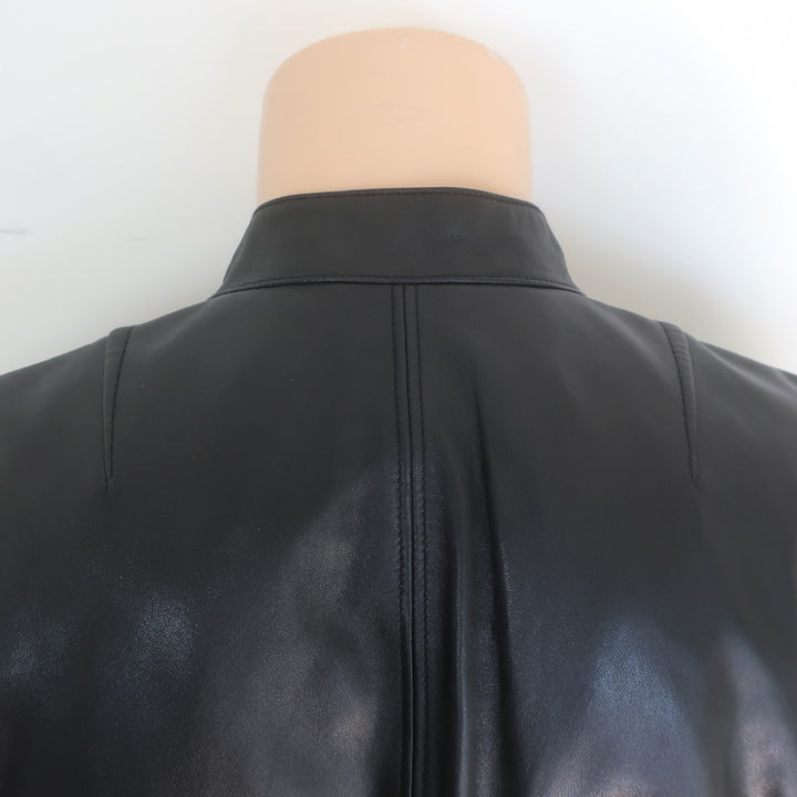 Rag &amp; Bone ICONS Archive Cafe Racer Leather Jacket Black Size Large
