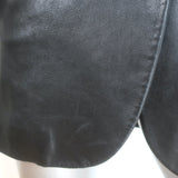 Vintage Celine Leather Blazer Black Size 40 Two-Button Jacket