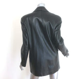 Vintage Celine Leather Blazer Black Size 40 Two-Button Jacket