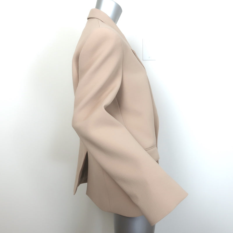 WARDROBE.NYC x Hailey Bieber HB Oversize Blazer Biscuit Virgin Wool Size Medium