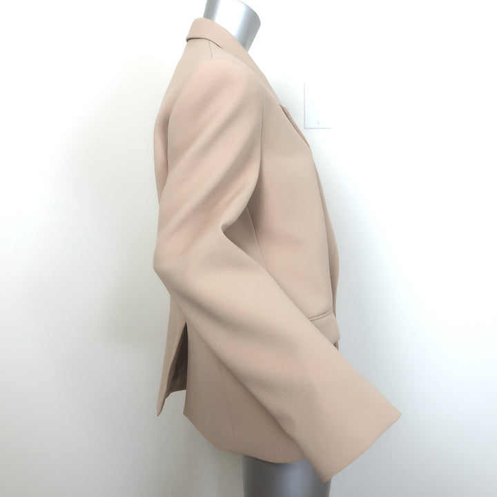 WARDROBE.NYC x Hailey Bieber HB Oversize Blazer Biscuit Virgin Wool Size Medium