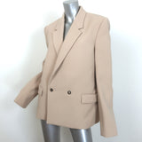 WARDROBE.NYC x Hailey Bieber HB Oversize Blazer Biscuit Virgin Wool Size Medium