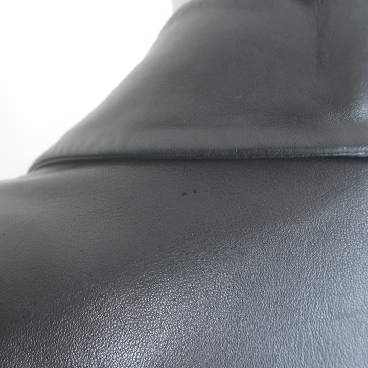 Vintage Celine Leather Blazer Black Size 40 Two-Button Jacket