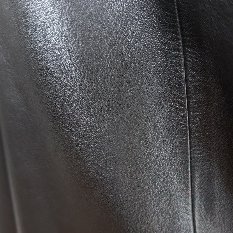 Vintage Celine Leather Blazer Black Size 40 Two-Button Jacket