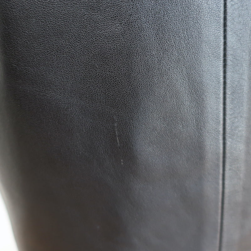 Vintage Celine Leather Blazer Black Size 40 Two-Button Jacket