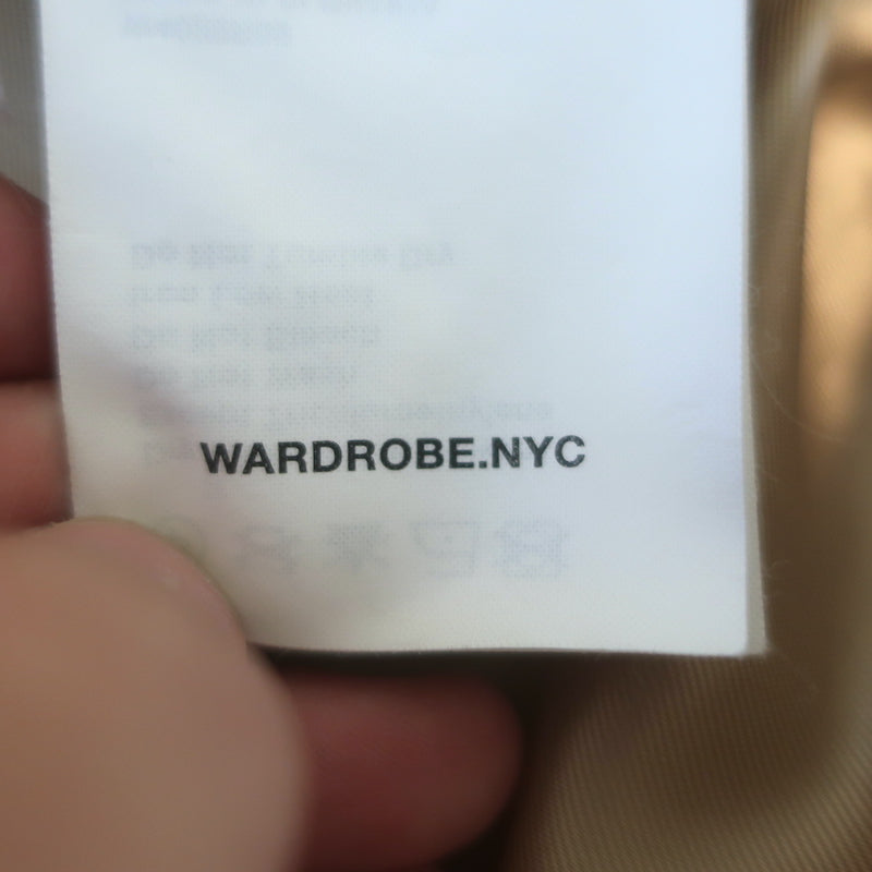 WARDROBE.NYC x Hailey Bieber HB Oversize Blazer Biscuit Virgin Wool Size Medium