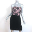 Vintage Valentino Night Strapless Mini Dress Pink Lace & Black Velvet Size 12