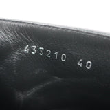 Balenciaga Giant Stud Lace-Up Back Ankle Boots Black Leather Size 40