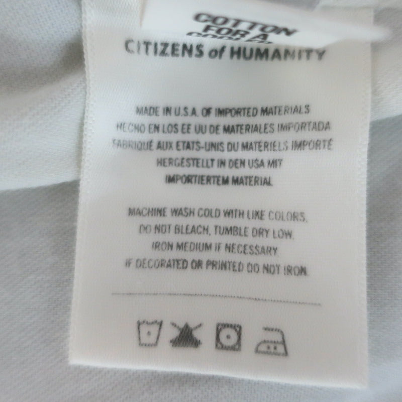 Citizens of Humanity Priah Denim Jacket Damaris Blue Cotton Size Extra Small