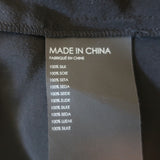 Club Monaco Helek Silk Shirt Black Size Small Long Sleeve Blouse NEW