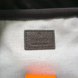 Gucci Ophidia GG Supreme Double Buckle Backpack Monogram Canvas & Orange Neon