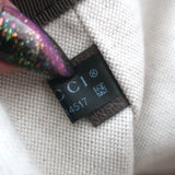 Gucci Ophidia GG Supreme Double Buckle Backpack Monogram Canvas & Orange Neon