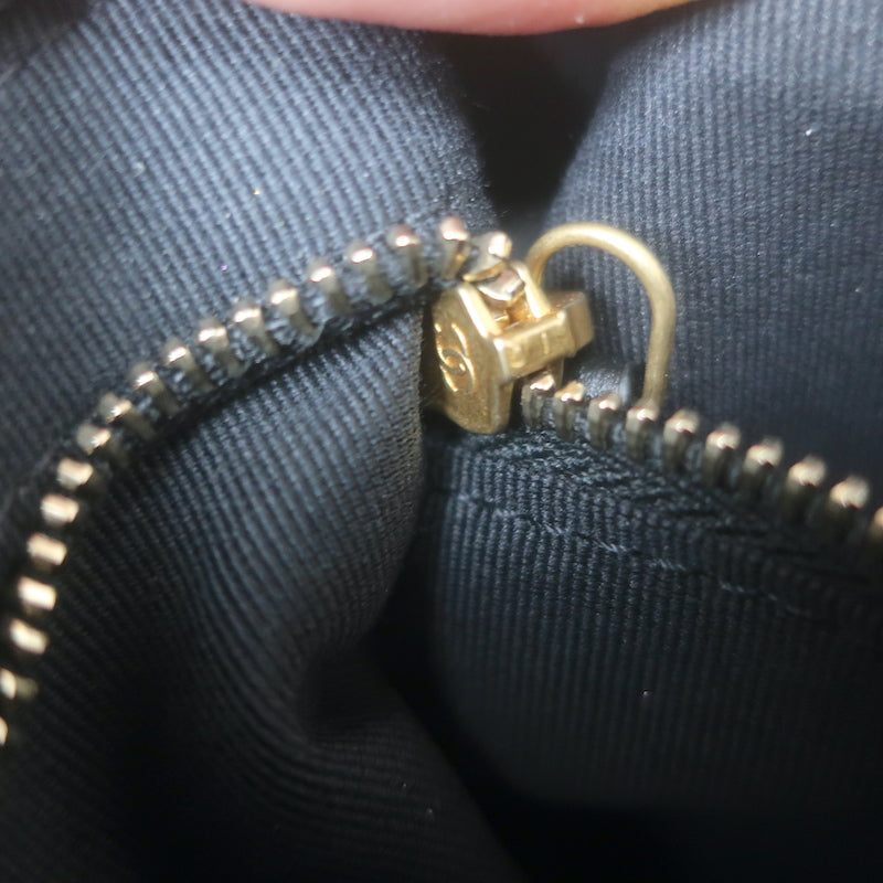 Chanel Chain-Around Quilted Mini Hobo Bag Black Lambskin Crossbody