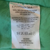 Jonathan Simkhai Puff Sleeve Mini Dress Spearmint Cotton-Blend Size Medium