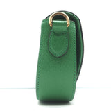 Gucci x Adidas Web Strap Mini Crossbody Flap Bag Green Leather NEW