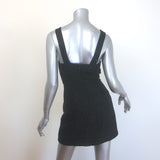 Amanda Uprichard Archie Metallic Tweed Mini Dress Black Size Extra Small