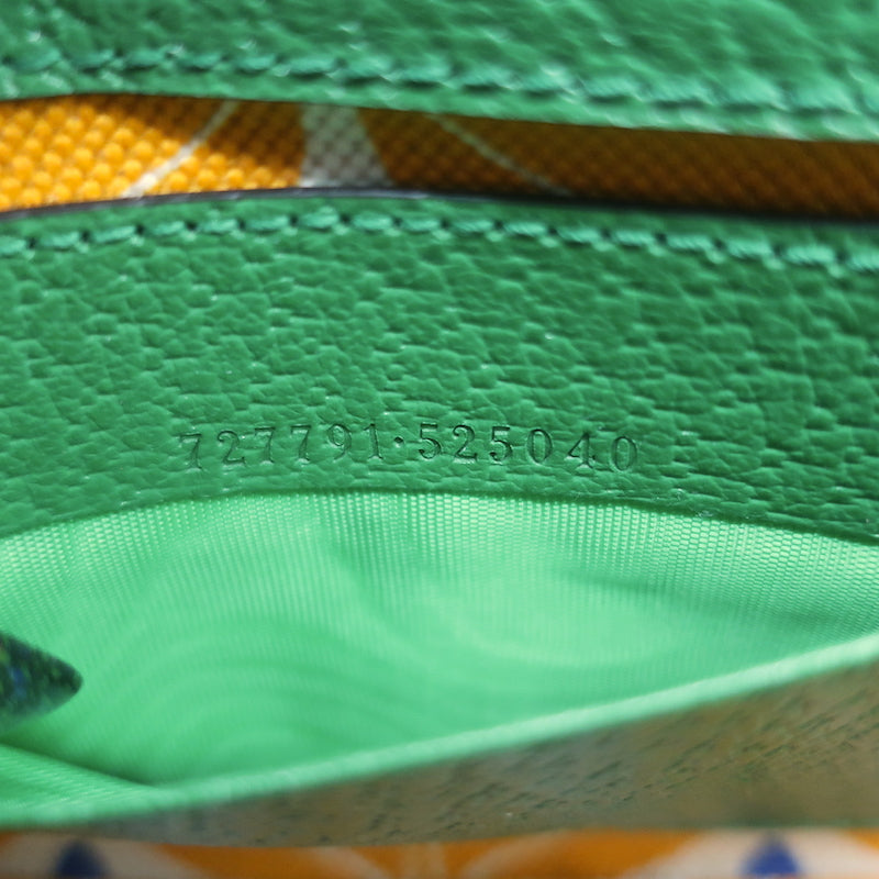 Gucci x Adidas Web Strap Mini Crossbody Flap Bag Green Leather NEW