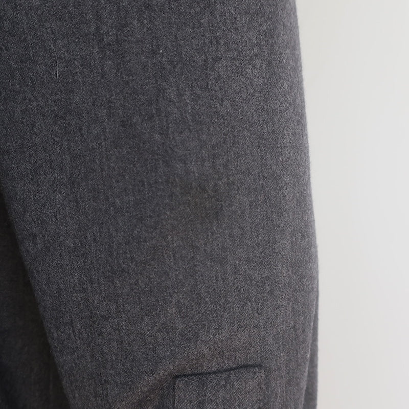 A.P.C. Padded Snap-Front Overshirt Charcoal Wool Size Large