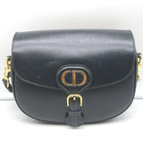 Christian Dior Bobby Medium Shoulder Bag Black Leather