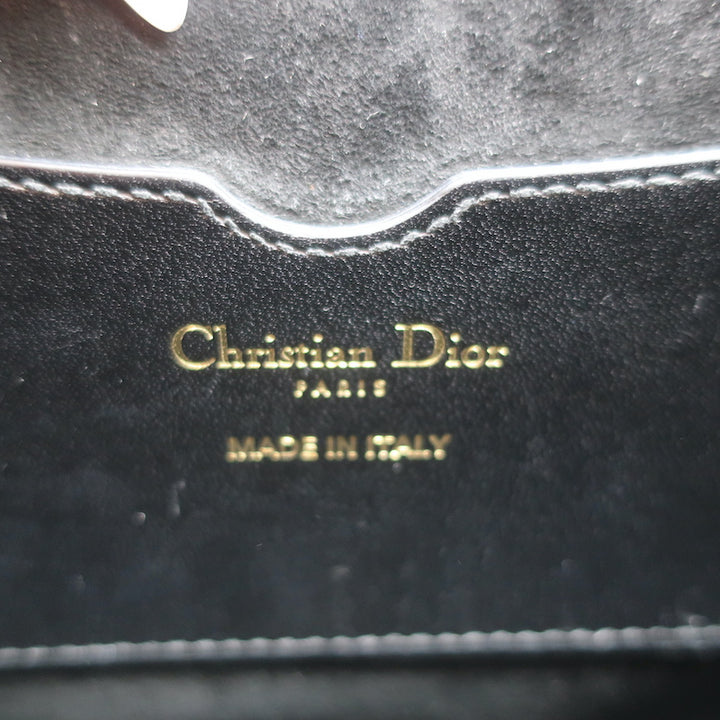 Christian Dior Bobby Medium Shoulder Bag Black Leather