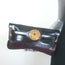 Balenciaga Lune Clutch Dark Purple & Black Leather