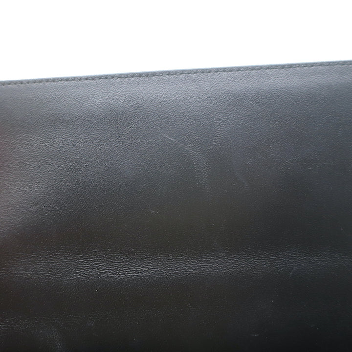 Christian Dior St. Honore Medium Tote Black Grained Leather Crossbody Bag