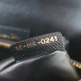 Christian Dior St. Honore Medium Tote Black Grained Leather Crossbody Bag