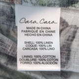 Cara Cara Audrey Bustier Mini Dress Botanica Blue Floral Print Linen Size 0 NEW