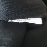 Armani Collezioni Puff Sleeve Blouse Black Wool-Blend Size 8