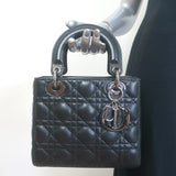 Christian Dior Small Lady Dior My ABCDior Bag Black Cannage Leather Crossbody