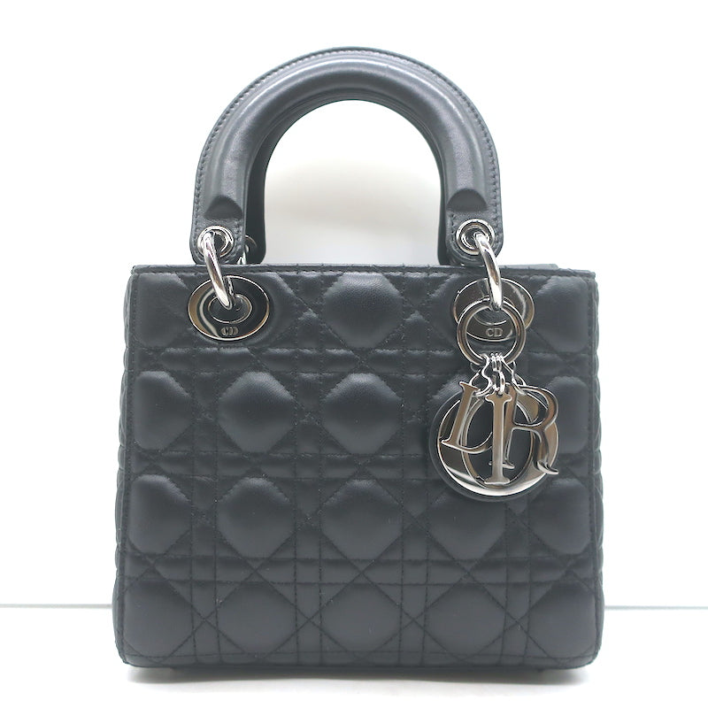 Christian Dior Small Lady Dior My ABCDior Bag Black Cannage Leather Crossbody