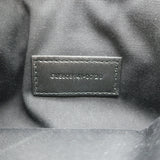 Saint Laurent Becky Quilted Double Zip Pouch Dark Green Leather Crossbody Bag