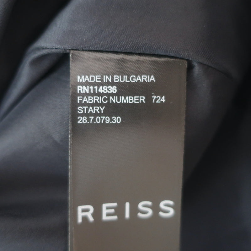 Reiss Ruffle Hem Skirt Navy Size 8