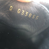 Chanel 18A CC Lace-Up Cap Toe Ankle Boots Black Suede & Patent Leather Size 39