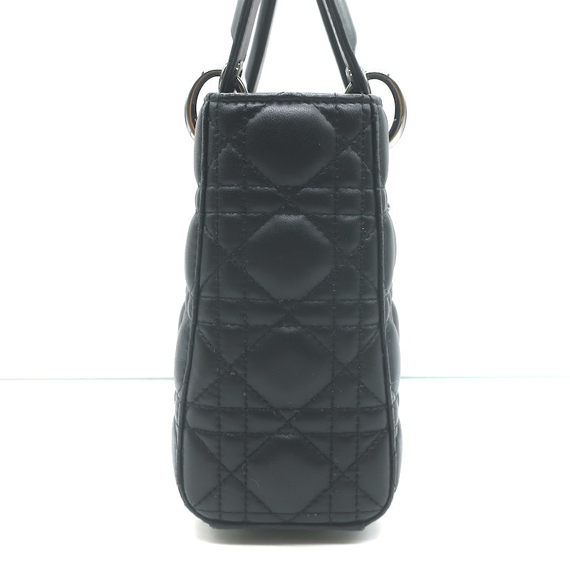 Christian Dior Small Lady Dior My ABCDior Bag Black Cannage Leather Crossbody