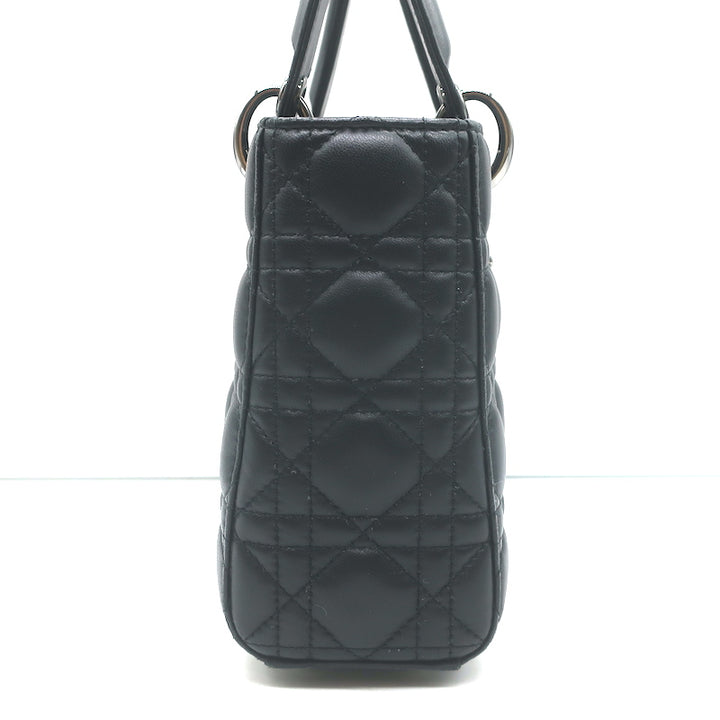 Christian Dior Small Lady Dior My ABCDior Bag Black Cannage Leather Crossbody