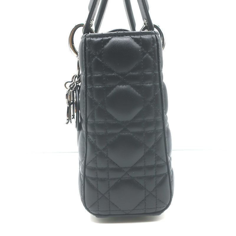 Christian Dior Small Lady Dior My ABCDior Bag Black Cannage Leather Crossbody