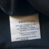 Giorgio Armani Tonal Chevron Striped Blazer Dark Gray Size 44 One-Button Jacket