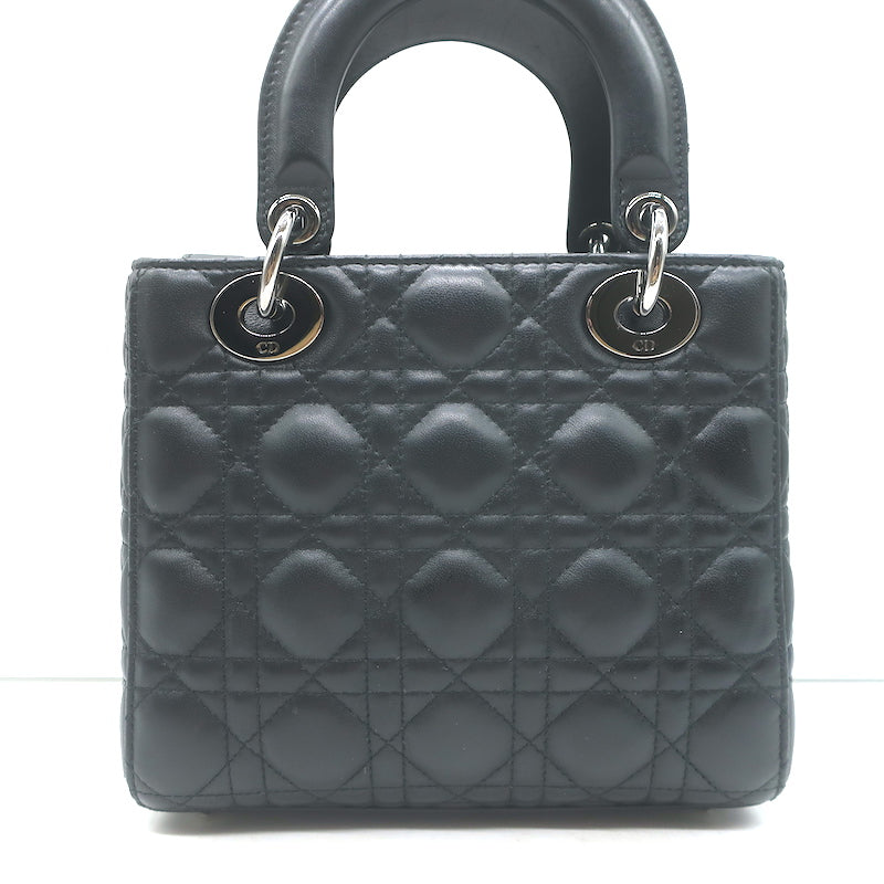 Christian Dior Small Lady Dior My ABCDior Bag Black Cannage Leather Crossbody