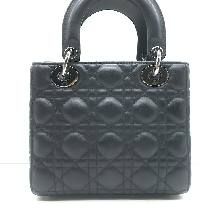 Christian Dior Small Lady Dior My ABCDior Bag Black Cannage Leather Crossbody