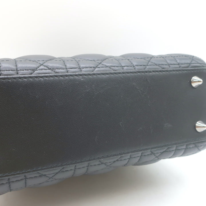 Christian Dior Small Lady Dior My ABCDior Bag Black Cannage Leather Crossbody