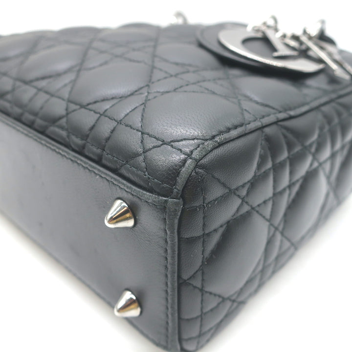 Christian Dior Small Lady Dior My ABCDior Bag Black Cannage Leather Crossbody