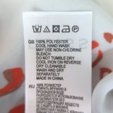 Reiss Top Warren Light Gray Floral Print Chiffon Size 4 Sleeveless Blouse