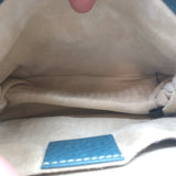 Gucci 1973 Small Chain-Strap Crossbody Bag Teal Pebbled Leather