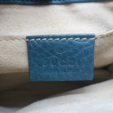 Gucci 1973 Small Chain-Strap Crossbody Bag Teal Pebbled Leather