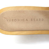 Veronica Beard Hannalee Clog Sandals Blue Suede Size 9 Platform Slip-On Heels